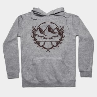 Mountain Nature Crest Hoodie